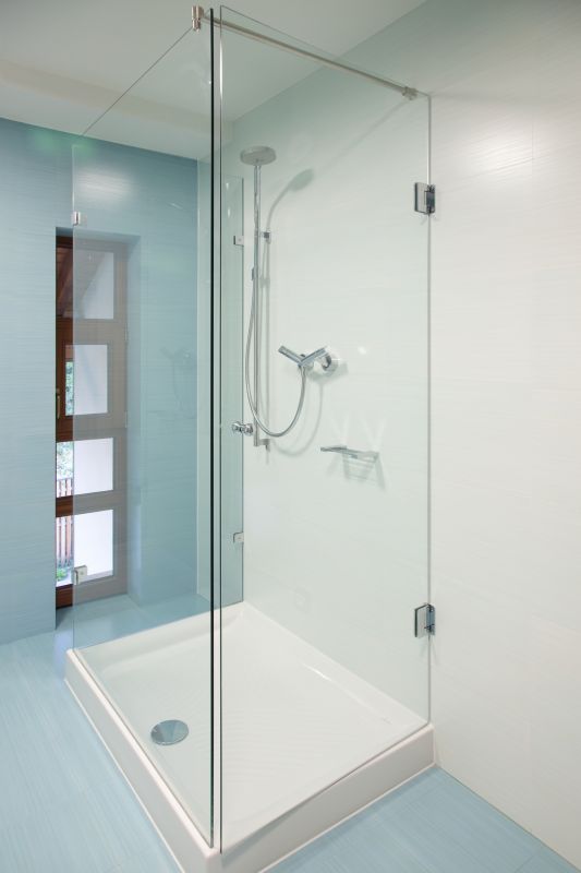 Stylish Shower with Bench
